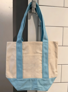 Bolsa de Tela de Algodón Teñida Lisa, Bolsa de Compras Ecológica Tejida en Colores Morado, Rosa, Azul y Verde - Product Image 6
