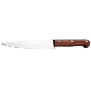 Couteau de chef en acier inoxydable avec manche en bois brun, lame longue, couteau à découper la viande, couteau de boucher, outil de découpe professionnel pour la cuisine - Product Image 5