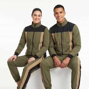 HAWK EYE SPORTS Ensemble de survêtement imperméable, respirant et coupe-vent en nylon, veste zippée 2-en-1 et pantalon, style hip-hop unisexe, poids lourd - Product Image 3