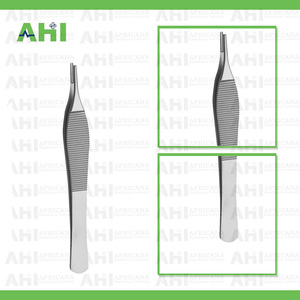 Pinzas Quirúrgicas Dentadas de Acero Inoxidable Adson de Calidad Premium, Certificadas CE, Uso en UCI, Clase I, Hechas en Pakistán - Product Image 4