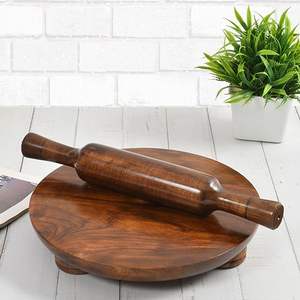 Ramadan Special Wood <b>Rolling</b> <b>Pin</b> and Board Wooden Premium Quality In India Handmade Handcrafted Products - Product Image 1