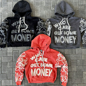 Custom Embroidery <b>3D</b> Puff Printing Half Zip Unisex 100% Cotton Thermal Lined High Quality Autumn Winter <b>Hoodie</b> - Product Image 1