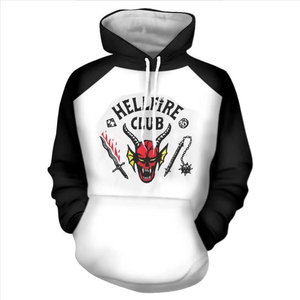 เสื้อฮู้ด <span class=keywords><strong>Hellfire</strong></span> <span class=keywords><strong>Club</strong></span> แขนเสื้อแบบแร็กแลนสำหรับผู้ชาย ผ้าฝ้ายพิมพ์ลายลำลอง มีฮู้ด ดีไซน์โลโก้ด้านหน้า เหมาะสำหรับใส่ในฤดูใบไม้ร่วง - Product Image 1