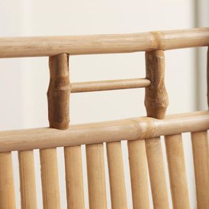 Separador de ambientes ecológico de bambú, diseño plegable de 3 paneles para salas de estar y oficinas - Product Image 2