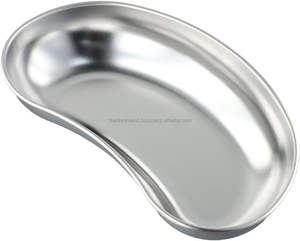 Meilleur fournisseur : Plateau réniforme en acier inoxydable, manuel, réutilisable, autoclavable, 8 pouces, pour usage chirurgical, dentaire et en laboratoire, haute qualité - Product Image 5