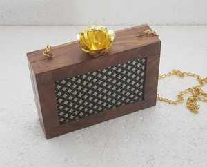 Bolso de mano de madera para Wanderers Boho Travel Fashion Essential de Tradebyd - Product Image 1