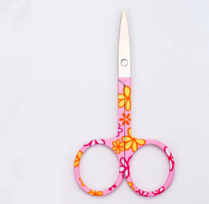 Tijeras de Manicura de Acero Inoxidable, Cuchilla Recta para Recortar Cutículas, Mango Redondo de Plástico Resistente, 8.8cm, Precisión para Uñas - Product Image 5
