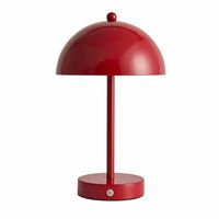Lampe de table LED élégante et luxueuse, petite, écologique, design européen moderne, abat-jour en métal brun, à intensité variable, protection des yeux, tactile/sensorielle, DC/AC