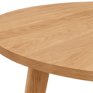 Ensemble de table à manger ronde en teck scandinave écologique ARTERRA Premium avec fauteuils modernes pour appartement et café - Product Image 5