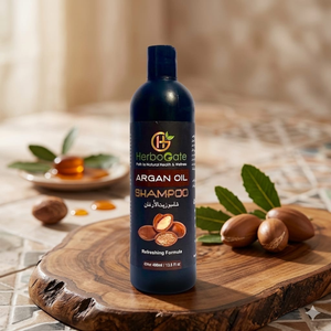 Herbal Argan Oil <b>Shampoo</b> for Strong Smooth Hair and Daily Cleansing Moisturizing Care Support Naturally Argan Oil <b>Shampoo</b> - Product Image 4