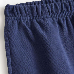 <b>Knee</b> Length Mid Waist Drawstring Solid Front Logo 100% Cotton Men Shorts Breathable Comfortable Casual Everyday - Product Image 5