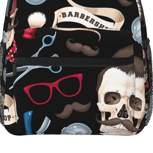 Maletín de Maquillaje Clásico Negro de PVC con Cierre, Mochila Cosmética de Lado Suave para Organizar, Almacenar y Viajar, con Bolsillo Lateral - Product Image 4