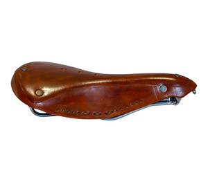 Asiento de Bicicleta de Cuero Hecho a Mano de Alta Gama, Sillín Acolchado con Diseño Ergonómico Transpirable para Ciclismo Diario - Product Image 3