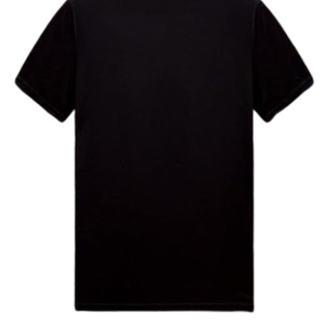 T-shirt Décontracté en Coton Lavé à Manches Courtes Style Urbain Coupe Ample avec Décoration en Cristal Vintage pour Usage Quotidien - Product Image 2