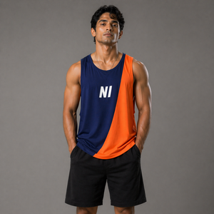 Custom Men Tank <b>Top</b> Sleeveless Cotton <b>Vest</b> Gym Workout Running Shirt Soft Fabric Casual Summer Streetwear Bulk Wholesale - Product Image 1
