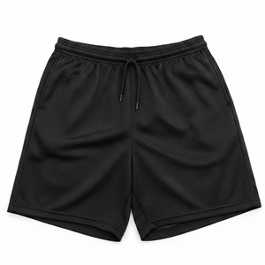 Pantalones Cortos de Malla para Fisicoculturismo para Hombre, Transpirables, Flexibles, con Cordón Ajustable, Cintura Elástica, Bolsillos Laterales, Fabricante Mayorista OEM Personalizado - Product Image 4