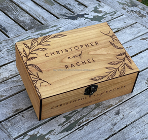 Caja de Almacenamiento de Madera de Alta Demanda, Caja de Madera Natural, Elegante Caja de Recuerdos de Madera de Acacia - Product Image 4