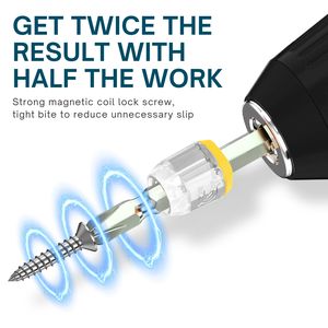 LED Magnetizer Demagnetizer <b>Tool</b> ABS Shell Lematec Model LE-MA001 Compact Screwdriver Bit <b>DIY</b> OEM Magnetizing Repair Assembly - Product Image 4