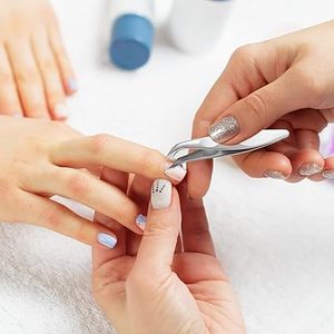 Precision Mini Cuticle Cutter Bevel Jaw 12.5 MM Curved Blade Rounded Tip Portable Fingernail Tool Adult Use - Product Image 5
