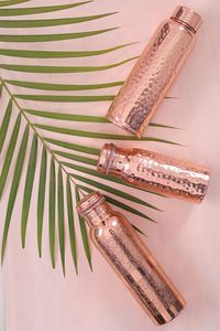 <b>Copper</b> Water <b>Bottle</b> Traditional Wellness <b>Drinking</b> <b>Bottle</b> for Natural Living Hydration and Healthy Lifestyle - Product Image 2