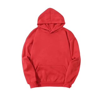 เสื้อฮู้ดผู้ชายทรงปกติ สีฟ้าอ่อน แขนยาว สีพื้น ดีไซน์กระเป๋า ผ้าเฟรนช์เทอร์รี่ 100% คอตตอน - Product Image 2