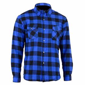 เสื้อเชิ้ตมอเตอร์ไซค์ผ้าแฟลนเนลแบบยูนิเซ็กซ์ ระบายอากาศได้ดี ราคาถูก ผลิตจากผ้าโพลีเอสเตอร์ผสมฝ้าย พิมพ์ลาย ผลิตในประเทศปากีสถาน - Product Image 3