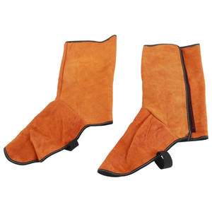 Leather Welding for Welders <b>Flame</b> Retardant Leather Welding Shoe Safety Protective Leather Shoe - Product Image 1