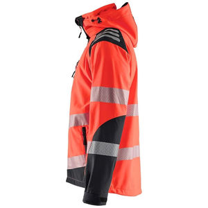 RELEVO INDUSTRIES Customised Outdoor ANSI Class 1 EN ISO 20471 Class 1 <b>Waterproof</b> <b>Work</b> Jacket for Construction Workers - Product Image 3