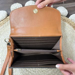 2026 New Handmade Boutique Long Cowhide Leather Clutch Wallet Hand Painted Desert UFO <b>Wristlet</b> Purse for Women Fashion Purses - Product Image 6