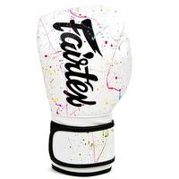 Gants de boxe Fairtex professionnels de qualité supérieure en cuir véritable avec poignées pour l'entraînement