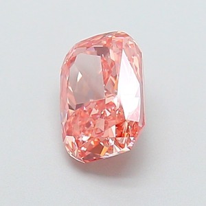 Diamant de laboratoire IGI rose orangé vif fantaisie modifié taille coussin de 1,32 carat, clarté VVS2, taille excellente, pierre précieuse de luxe pour bijoux - Product Image 2