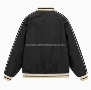 Chaqueta Universitaria de Invierno con Logotipo Bordado Personalizado, Ropa Urbana de Secado Rápido, Chaqueta Varsity para Hombre en Venta - Product Image 5