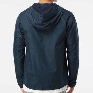 Chaqueta Cortavientos de Color Sólido para Hombre, Chaqueta Anorak Transpirable y Cómoda de Alta Calidad, Impermeable - Product Image 4