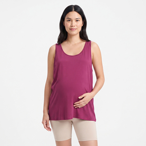 Camiseta de Maternidad Básica con Cuello Redondo, Ropa de Maternidad para Mujer, Top Sexy sin Mangas, Camiseta sin Mangas para Mujer - Product Image 2