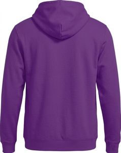 เสื้อสเวตเชิ้ตมีฮู้ดสีม่วงสำหรับผู้ชาย ทรงปกติ สีพื้น ผ้าฟลีซลำลอง มีกระเป๋า เหมาะสำหรับใส่ในฤดูใบไม้ร่วง - Product Image 3