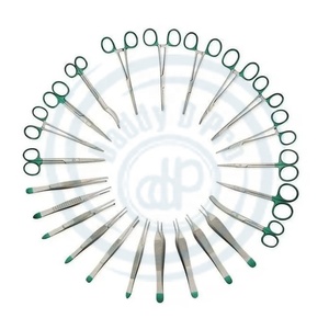 Ciseaux chirurgicaux en acier inoxydable de haute qualité certifiés CE Instruments d'exploitation pour les infirmières Ciseaux de pansement DDP - Product Image 1