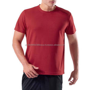 Camisetas de Corte Regular de 220 g/m² para Hombre, 100 % Algodón, Alta Calidad, Estilo Urbano, con Impresión de Logotipo Personalizado, Camisetas Rojas - Product Image 1