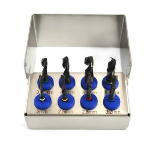 Kit d'outils de perçage pour implants dentaires de marque personnalisée, ensemble d'instruments manuels en acier inoxydable, certifié CE, garantie 1 an, MOL par Blush surgical - Product Image 1