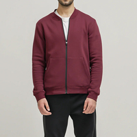 Blouson Bomber d'Hiver en Toile pour Homme – Qualité Supérieure, Léger, Fermeture Éclair, Impression Personnalisée sur le Devant, Vêtement Décontracté – Vente en Gros