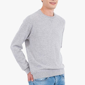 Sweat-shirt homme vert et noir à blocs de couleur, col rond décontracté, pull à manches longues en molleton de coton, haut élégant pour l'hiver - Product Image 5