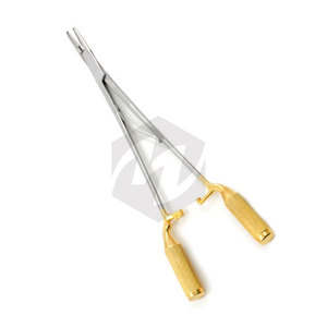 Portaagujas Quirúrgico Halsey de Liberación Rápida Neo Grip con Mandíbula Lisa y Puntas de Carburo de Tungsteno para Instrumentos Médicos Dentales - Product Image 1