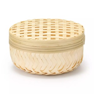 Cajas de almacenamiento tejidas de bambú, embalaje sostenible, caja trenzada a mano ecológica al por mayor de Vietnam - Product Image 1