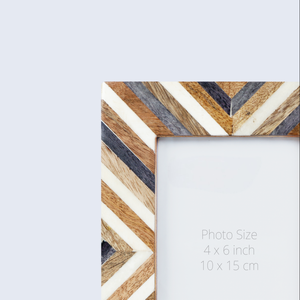 Marco de Fotos Decorativo de Lujo con Incrustaciones de Hueso Hecho a Mano para Decoración del Hogar - Product Image 3