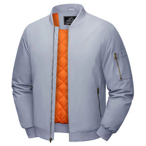 Nouvelle veste coupe-vent décontractée pour homme, modèle 2026, personnalisable, fabrication OEM, veste de sport d'automne, veste bomber d'hiver pour homme - Product Image 4