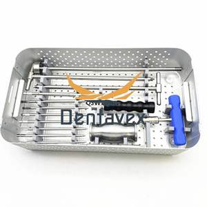 Kit d'instruments pour l'extraction de vis cassées, extracteur de vis, instrument chirurgical orthopédique, kit de retrait de clous intramédullaires par Dentavex - Product Image 4