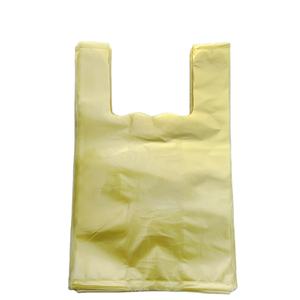 Sacs de t-shirt en plastique jetables personnalisables fabriqués au Vietnam Emballage alimentaire domestique à fermeture éclair avec logo personnalisé Matériau LDPE/LLDPE - Product Image 2