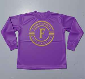 Camiseta Deportiva Personalizada de Manga Larga para Niños, Sublimación, Transpirable, para Entrenamiento Escolar y Deportivo - Product Image 1