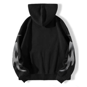 Sweat à capuche pour homme de qualité supérieure, motif streetwear, 100% coton, impression en relief araignée, 450 g/m², sweats à capuche et sweat-shirts - Product Image 4