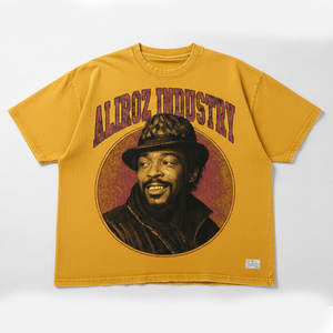 T-shirts pour hommes personnalisés OEM ODM, imprimés graphiques, 100% coton, poids lourd, col rond, coupe oversize, très demandés - Product Image 2