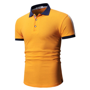 Camisa de Hombre Verde de Poliéster Piqué, Manga Corta, Corte Regular, Transpirable, Casual, con Estampado Geométrico Digital y Logotipo Frontal Deportivo - Product Image 3
